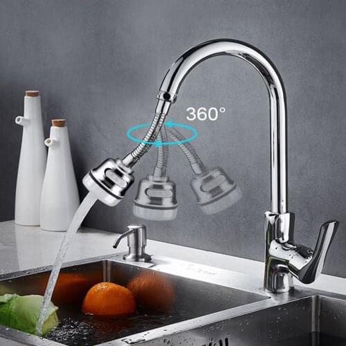 Kitchen Faucet Tap 3 Level Adjusting 360 Degree Rotate Flexible Aerator Diffuser Faucet Nozzle Filtered Faucet Accessories