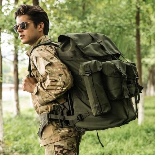 AKMAX Alice Nylon Military Backpack Men Survival Combat Field Army Bag For Camping Hiking Hunting Tactical Rucksack With Frame