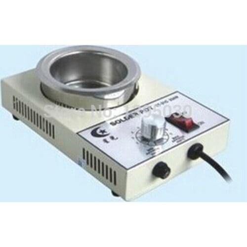 4pcs/lot New Solder Pot Soldering Desoldering Bath 50mm 220V 150W ST21C ST-21C Silver