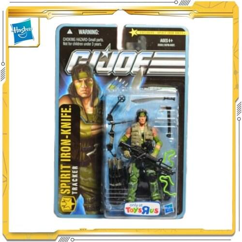 Original Hasbro G.I. Joe POC SPIRIT IRON-KNIFE TRACKER Action & Toy figures Model Toys For Children