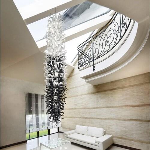 Luxury Ceiling lamp blown handmade murano glass chandeliers home decor loft light and Hotel Villa Decorations