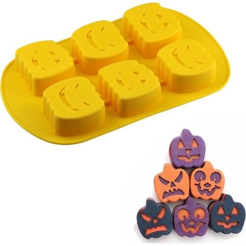 DIY 3D Pumpkin Shape Halloween Mold Silicone Cake Dessert Mousse Baking Mold Cake Decorating Tools Bakeware pan