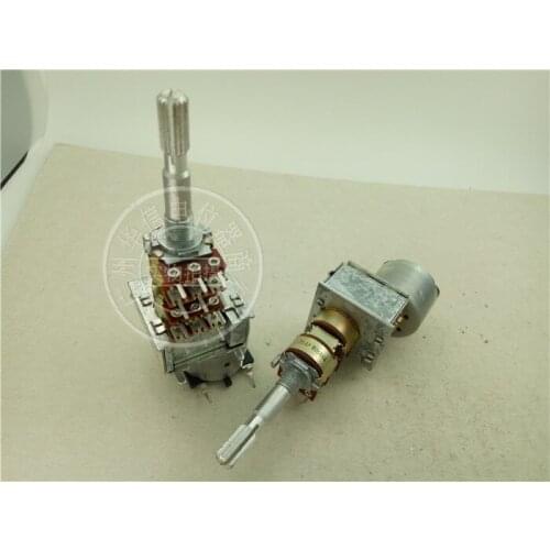 [VK] Taiwan Fuhua RK16314M 148 Quad Motor potentiometer A50KX4 A50K handle 35MM 12 feet switch