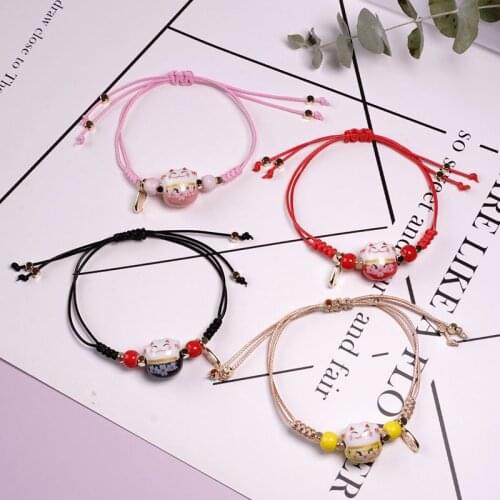 2021 Bracelet For Woman Romantic Kitty Friendship Jewelry Birthday Gift Christmas Presents Cute Cartoon Matching Partner Braslet