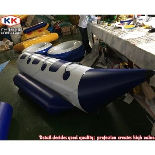 3 years warranty Single Row 3 Person Inflatable PVC Banana Boat