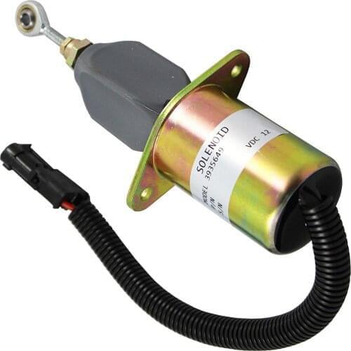 3935649 Diesel Fuel Shut Off Solenoid SA-4764-12 Stop Solenoid Fits Replacement for Motorhome Replacement Freighliner 5.9L 8.3L