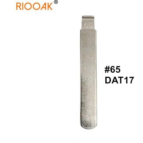 5pcs DAT17 #65 2 In 1 Lishi Key Blade Uncut Metal Shearing Teeth Blank Engraved Line Blade for Subaru