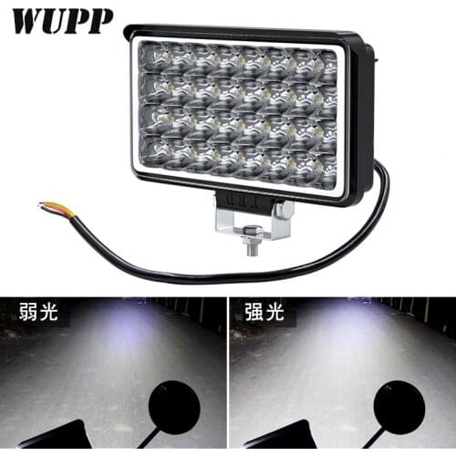 Car led work light 4 inch highlight off-road car top light inspection light car modified light front bumper light spotlight