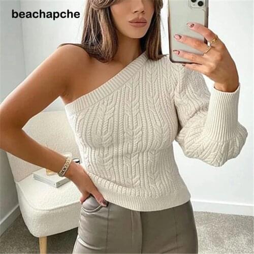 Женские пуловеры с открытыми плечами Beachapche China At AliExpress