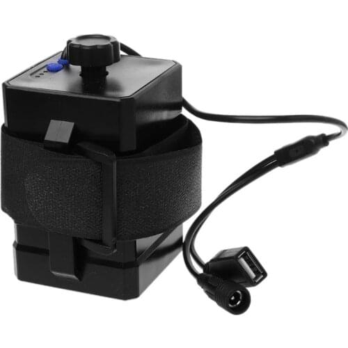 12V Waterproof Battery Case Box with USB Interface Support 3x 18650 26650 Battery DIY Power Bank for Bike LED Light Lamp Smartph