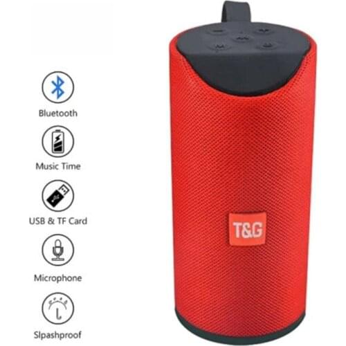 T G Hobipix Extra Bass Bluetooth Speaker Portable Wireless Sound Bomb Red Hpx-tg11301 JBL Speaker aux hdmı