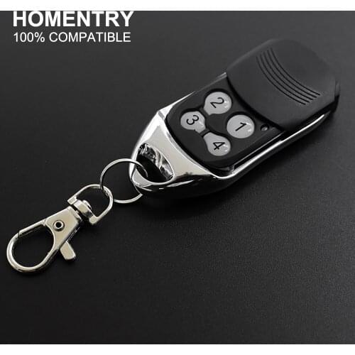 For HOMENTRY HE60 HE60R HE60ANZ HE4331 Garage Door Remote Control 433MHz Rolling Code 4CH Key Fob Gate Opener Battery Include