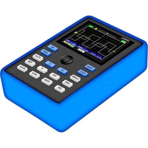 FNIRSI-1C15 Professional Digital Oscilloscope 500MS/s Sampling Rate 110MHz Analog Bandwidth Support Waveform Storage