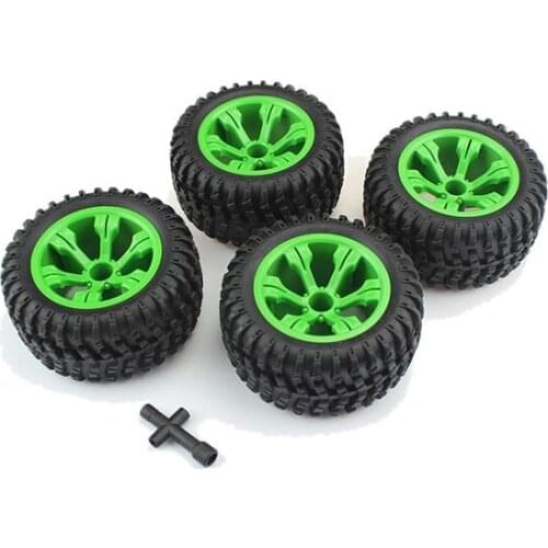 FULL-4Pcs General 110mm Tires for Q39 Q40 Q46 WLtoys 12428 L959 12404 FY-03 FY-04 1/12 High-Speed Off-Road RC Car RC Parts