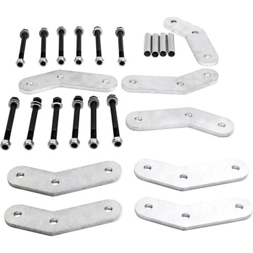 1.25" Lift Level Kit Shackles Front Rear For Jeep Wrangler YJ 1987 88 89 90 91 92 93 94 95