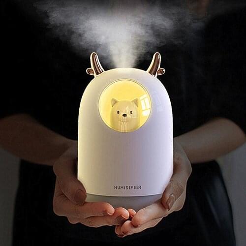 Cute Air Humidifier Aroma Diffuser Mini Car Essential Oil Diffuser USB Ultrasonic Aromatherapy Humidifier For Home Humidificador