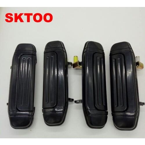 SKTOO A Set /4PCS Door Handle Plating for Mitsubishi Montero Pajero V46 V31 V32 V33 6470 6473 2030 parts (Plating on Plastics)