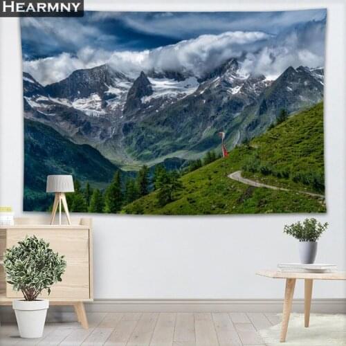 HEARMNY Alps Wall Hanging Tapestry Sheets Home Decorative Tapestries Beach Towel Yoga Mat Blanket Table Cloth Wall Tapestry