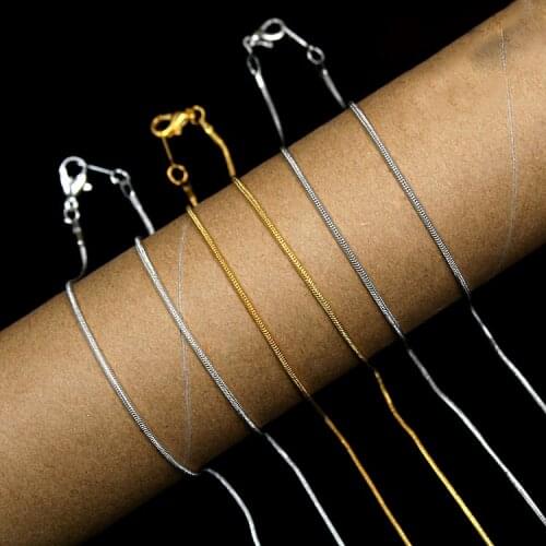 New Arrival 10Pcs/lot Chain Necklace Jewelry Chain (42cm chain + buckle) CN-FLA003