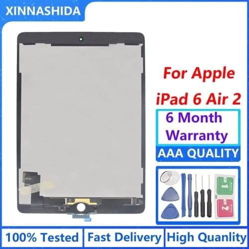 NEW LCD For iPad Air 2 iPad 6 LCD Display A1566 A1567 Touch Screen Digitizer Assembly for iPad Air 2 iPad 6 LCD