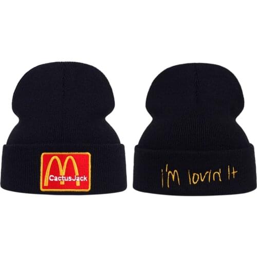 TRAVIS SCOTTS CACTUS JACK Embroidery Casual Beanies hat For Men Women Fashion Winter warm Knitted Hat Hip-hop Skullies Hats gorr