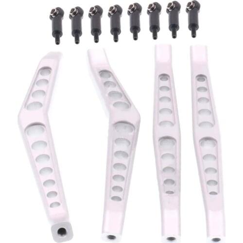 The Durable Metal Upper Lower Suspension Linkage Front Tie Rod of RC Crawler for Axial Wraith RR10 90020 90018 90031