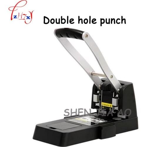 Heavy duty manual punching machine 150 thick layer of labor force double hole drilling machine easy to penetrate 1pc
