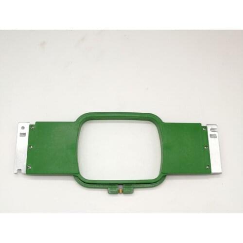 EMBROIDERY SPARE PARTS Tajima GREEN Hoops 12X15cm round shape Total Length 355mm TAJIMA tubular frame TAJIMA tubular hoop