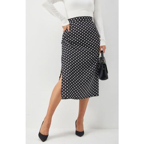 2021 Summer High Waist Womens Skirt Temperament Slim Slit Half-Length Pleated Skirt Mid-Length Young Women Office Womens Skirt