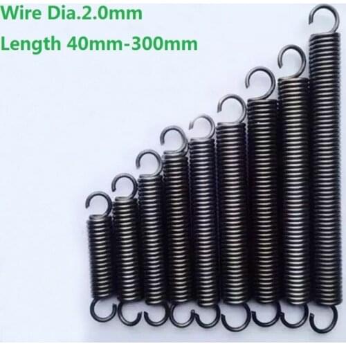 1pcs Expansion Extension Tension Springs Expanding Extending Spring Wire Dia.2mm