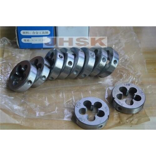 1pcs HSS Right Hand Die 9/16"-18UNF Dies Threading 9/16-18UNF Superior qualit