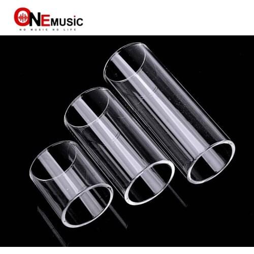 2pc/lot Glass Guitar Slide Guitar Finger Sliders 69x25mm/50x25mm/28xmm25 Inside 22mm