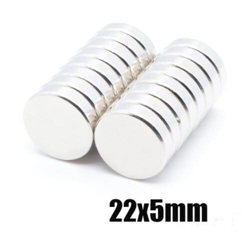 3pcs22×5mm N50 Neodymium Magnets Rare Earth Round Supper Strong Grade