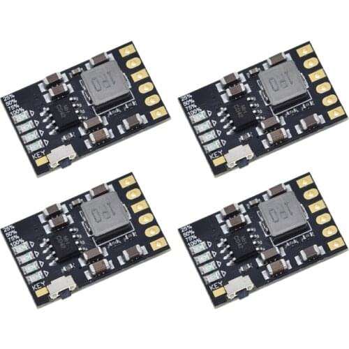 4Pcs 2A 5V Discharge Integrated Module 3.7V/4.2V for 18650 Lithium Battery Charging Boosting Mobile Power Board