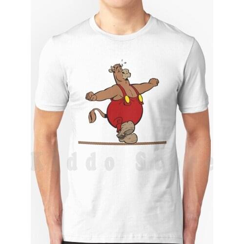 Boes Boes / Ox Tales On Rope T Shirt DIY Big Size 100% Cotton Boes Koe Kow Stier Schildpad Turtle Fish Vis Water Series Show