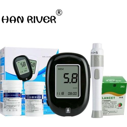 HANRIVER Glucose meter household automatic precision measuring blood sugar diabetes instrument
