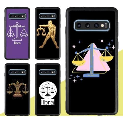 Zodiac Libra Balance Case For Samsung Galaxy S20 Plus S9 S10 Note 20 Ultra A50 A70 A51 A71 A21S A20e A31 M31 M21