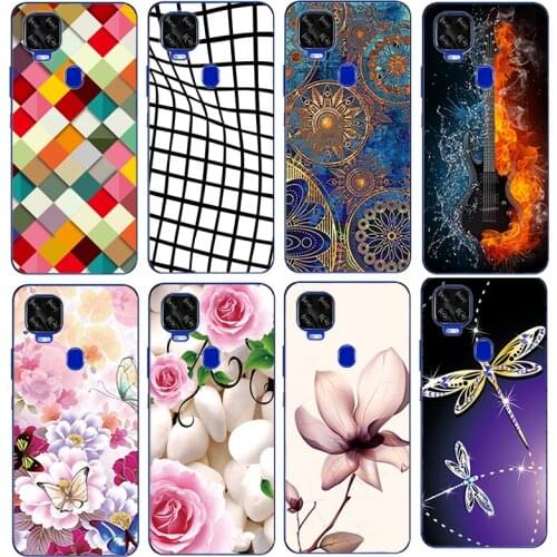 For ZTE Axon 11 SE Case Rose Wolf Cute Patterned Cover Soft Silicon Phone Case for ZTE Axon 11 SE Phone Case Top Quality