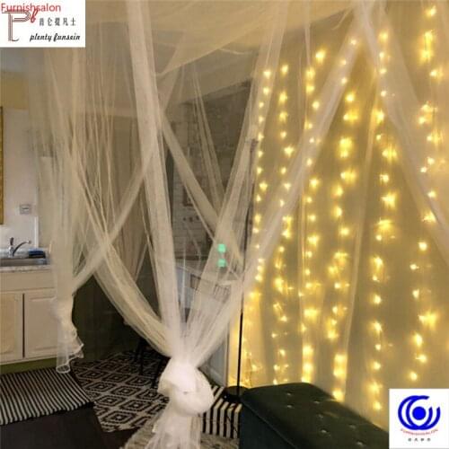 Decoration LED Icicle String Lights 3x1/3x2/4x2m Christmas Fairy Light garland Outdoor Home For Wedding/Party/Curtain/Garden