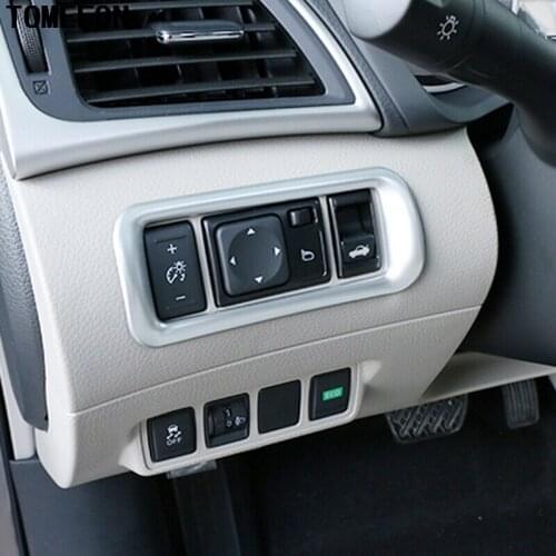 For Nissan Pulsar / Sentra / Sylphy 2012-2016 Left-driving Interior Rearview Mirror adjustment button cover trim 1Piece