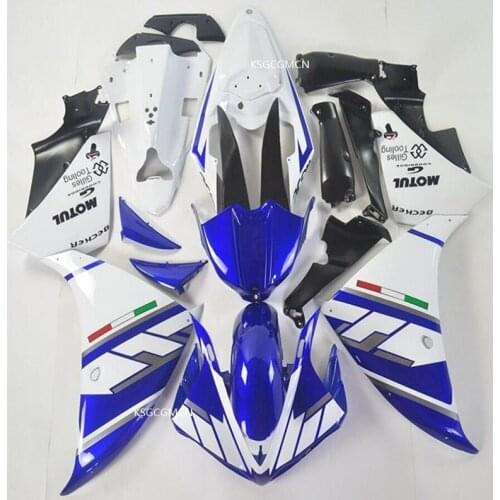 Hot ,Blue / white fit For Yamaha parts YZF R1 2009 2010 2011 Yamaha YZF-R1 09 10 11 fairing kit Injection molding