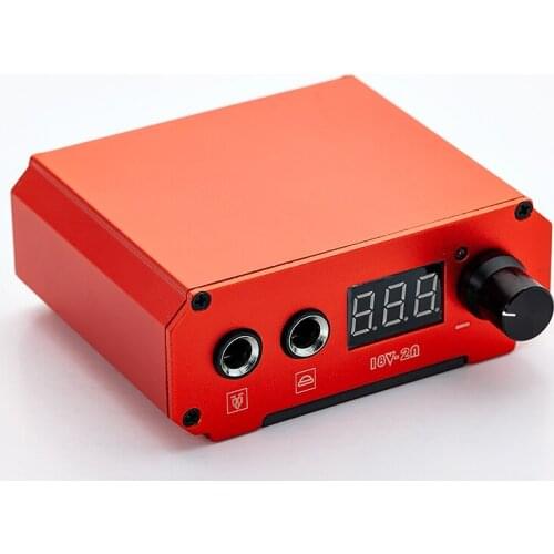 Magnetic 2A Tattoo Machine Power Supply Tattoo Power Source with Magnetic Bottom
