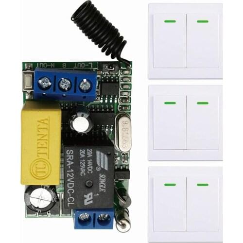 Mini Size AC220V 1CH digital Remote Control Switch Receiver Wall Transmitter Wireless Power Switch Radio Controlled Switch Relay