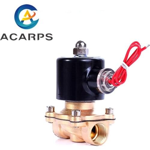 1/2" 3/4" NPT 2/2 Normally Closed 12v Electric Solenoid Valve Water 150 degree centigrade