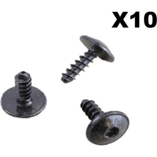 FOR AUDI FORVW SEAT SKODA FOR PORSCHE WHEEL ARCH SPLASH GUARD TORX SCREW x10 NEW SET N90775001 / N90648702 / N077501