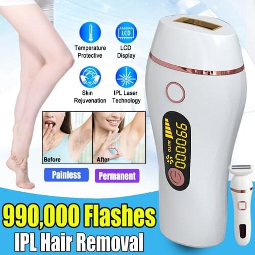 Upgrade Electric Shaver / 990,000 Flashes Electric Depiladora Laser Permanent IPL Laser Hair Removal Device For Face Bikini Body