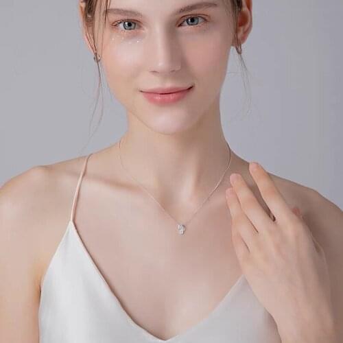 925 Sterling Silver Cute Little Slippers Necklace For Women Casual Style Girl Personality Jewelry