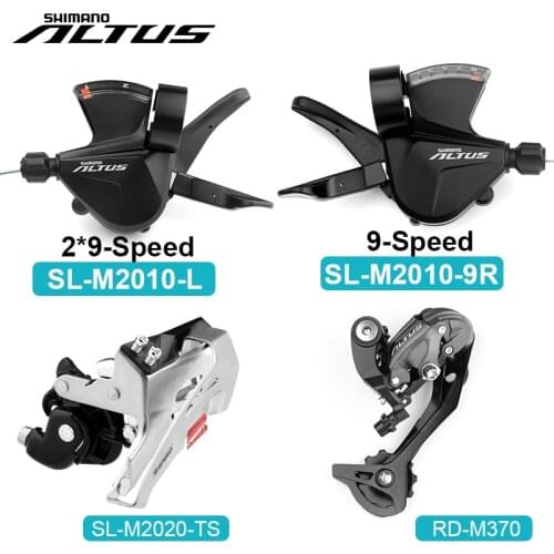 SHIMANO MTB Shifter Rear Derailleurs 2*9S 3*9 Speed 18V FD-M2020 M370 Altus SL-M2000 27 Speed Mountain Bike Transmission Parts