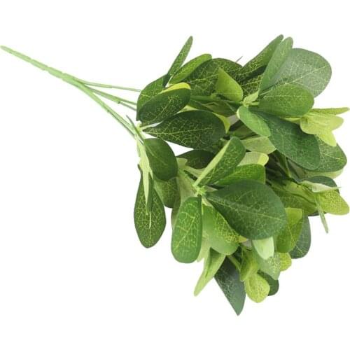 1 Pcs Artificial Green Plant Decor Realistic Wedding Household Party Decoration Products Lifelike Artificial Leaf Plant Supplies