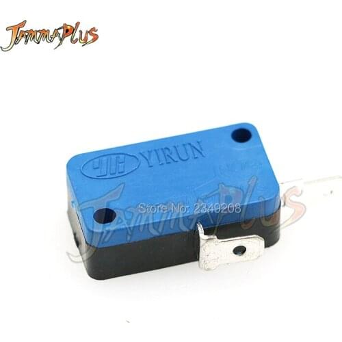 20PCS Blue micro switch 2 terminals microswitch arcade push button 2pin switch for jamm MAME arcade game machine DIY